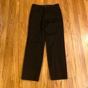 DOCKERS Mens' Black Straight Fit Chino Pants ~ Sz 29x30